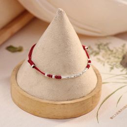 Bangle Lucky Bamboo Handmade Braided String Bracelets Couple Adjustable Fashion Chinese Style Hand Rope Friends Gifts
