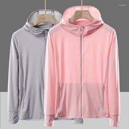 Women's Vests Summer Sunscreen Clothing Thin Breathable Knitted Ice Silk UV Protection Long-sleeve