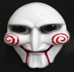 Electric Saw Mask Halloween Cosplay Party Saw Horror Movie Saw Billy Mask Jigsaw Puppet Adam Creepy Scary TY15375308329
