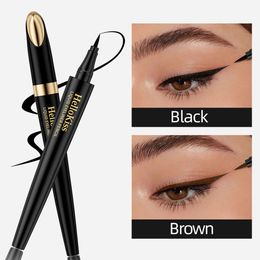 Helokiss Ultra Fine Szybkie suszenie eyeliner Wodoodporne, odporne na pot, makijaż bez barwienia Brown Eyeliner