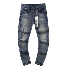 Mens Purple Jeans Designer Jeans Fashion Distressed Ripped Bikers Womens Denim cargo For Men Black Pants High Quality Fashion Mens Jeans 29