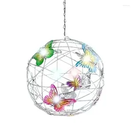 Garden Decorations Butterfly Solar Lights Colorful Outdoor Decorative Light Waterproof For Walkway Lawn Yard Patio