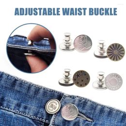 Belts Detachable Jeans Screw Button Snap Fastener Pants Pins Waist Alloy Free Adjustable Nail Sewing Accessories Buckles O4L2