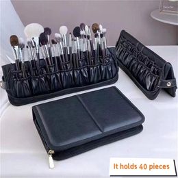 Cosmetic Bags Pro Women Foldable Makeup Brush Bag Organiser Female Travel Toiletry Case For Beauty Tools Wash Accessories Pouch