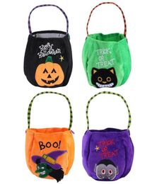 1PC Halloween Trick or Treat Candy Bag Kids GIift Sugar Holder Pouch Sacks Gift Bags Halloween Decoration Storage Baskets 6166591