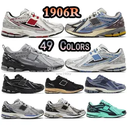 1906R Silver Classic Crimson Sneakers Running Shoes Blue Agate Mint Green Black Sapphire Metallic Blue White Gold Downtown Run Woman Men