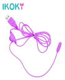 IKOKY Vibrating Egg Urethra Stimulate Penis Plug USB Vibrator Sex Toys for Men Women Female Male Masturbator Adult Product S9193617825