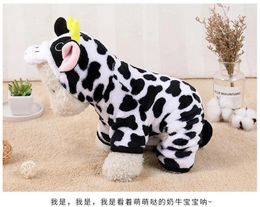 Dog Apparel Cartoon Pet Jumpsuits Clothing Hoodies For Small Dogs Fleece Soft Clothes Coat Chihuahua Yorkshire Costume Coats Perro