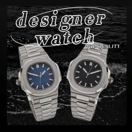Assista Designer Watches Moda Mens relógios de luxo com caixa todo aço inoxidável à prova d'água