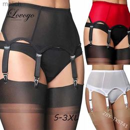 Garters Sexy Pendant Womens High Waist Mesh Pendant Sexy Pendant with Womens Elastic Night Club Pendant Underwear Thick Pendant WX