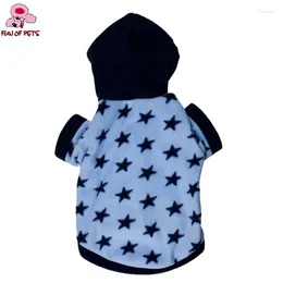 Dog Apparel Autumn & Winter Lovely Star Pattern T-shirt With Hoodie Dogs Clothes For Pets