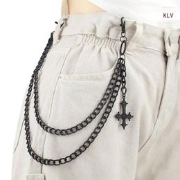 Belts Pants Chain With Hollowed Wallet Adult Jeans Pocket Hiphop Rock For Fashion Enthusiasts