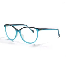 Sunglasses Frames Retro Round Eyeglasses Frame For Women Italy Design High End Quality Lamination Acetate Glasses European Fit Myopia