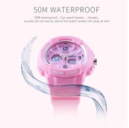 2020 SMAEL Kids Digital Watches Boys Clock Men Sport Watch Waterproof Kids LED display relogio1643 Children Watches for girls Digi6910597