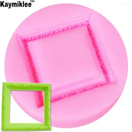 Baking Moulds M445 Classic Frame Silicone Mould Fondant Mould Cake Decorating Tools Chocolate Gum Paste Moulds Sugar Craft Tool