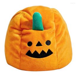 Dog Apparel Pumpkin Hat For Cats Breathable Halloween Costume Soft Portable Headdress Holiday Party Cosplay Cute Pet Daily