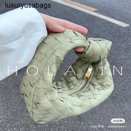 Jodie Bag Bottegvenets Handbags Mini 22 New Color Cave Stone Green Gold Buckle Woven Handbag Rj