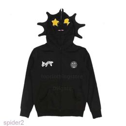 Brand Star Casual Retro Grunge Zip Up Hoodie Coats Skeleton Anime Men Printing Jacket Sweatshirts Harajuku Plus Size 6721 09DM