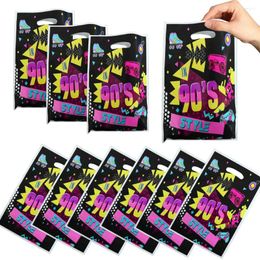Gift Wrap Hip Hop 90's Candy Bags Rock Music Theme Party Supplies For Birthday Disco Prom Decor Fancy Ball Favors