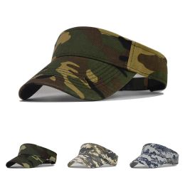 Herren Camouflage Summer Sun Hats Tactical Armee Leere Top Visor Cap Women Verstellbare Outdoor -Sport -Radsport -Tenniskappe Strandhut