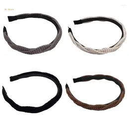 Hair Clips Elegant Handcrochet Headband For Casual Wear Women HighSkull Hairhoop Fashion Headpieces Face Washing Girl