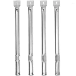 Tools 4pcs Stainless Steel Grill Burner Tubes BBQ- Tube Replacements Grilling Accessories Plate Parts Gas Heating