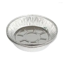 Disposable Dinnerware 10Pcs Mini Pie Tins Tart Pans Small Pan Round Cake For Baking X3UC