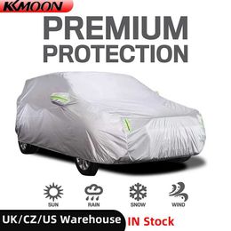 Car Covers Car cover with reflective strips sun protection UV protection and scratch resistance suitable for 4X4/SUV commercial vehicles T240509