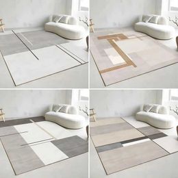 Carpet Modern Simple Used for Office Home Decoration Living Room Sofa Coffee Table Area Non slip Bedroom Floor Mat Bathroom Door H240514