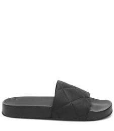 Herren Womens Unisex Flat Pool Slides Gummi Sandalen Luxe EasyTowear Pantoffers geprägtes Muster am Gurtgröße Euro 35458701067