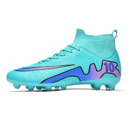 Football Shoes High Top AG Long Nail Adult Men's TF Broken Nail Youth Training Competition Sports Football Shoes