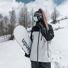 Skiing Jackets NANDN Ski Suit Waterproof Wear-resistant Breathable Men's And Women's Equipment