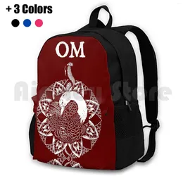 Backpack Fiveom Om The World American 2024 Outdoor Hiking Waterproof Camping Travel Live Band Tour Concert Cover