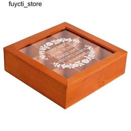 Storage Boxes Bins Vintage wooden box dustproof storage box with lid used for handmade jewelry display cabinets in grocery stores cosmetic company pallets S24513