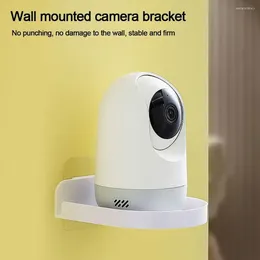 Kitchen Storage Punch Free Set-Top Box Shelf Space-saving Wall Mounted Camera Rack Detachable Closet Organizer