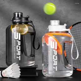 Water Bottles 1.2L/1.7L/2.5L Large Capacity Bottle Big Belly Cup Sports Ton Bucket Student Portable Plastic Space