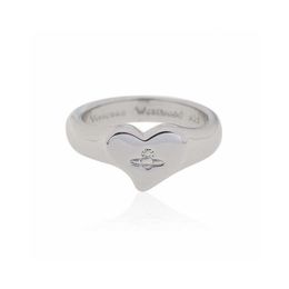Brand Westwoods minimalist design mini Saturn love ring versatile female index finger high-end feeling Nail