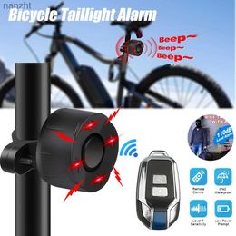 Alarm systems Wireless bicycle tail light alarm remote control intelligent motorcycle electric bicycle Burglar alarm security and anti-theft alarm WX