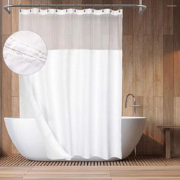 Shower Curtains Waterproof Curtain Household Washable Thickened Bathroom Screens Solid Colour Polyester Bathing Cover Home