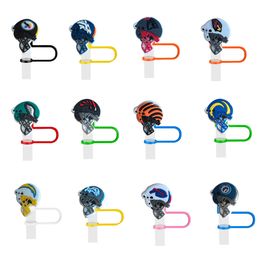 Other Table Decoration Accessories Sports Helmets St Er For Cups Tip Ers Caps Soft Sile 10Mm Sts Tips Lids Home And Party Decor Drop D Otikd