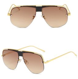 10pcs Brown Gradient UV400 Sunglasses Men Color Driver Classic Retro Brand Designer Light Sun Glass Oculos De Sol No Box1381448