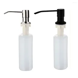 Liquid Soap Dispenser Bathroom Accessories 300cc Shampoo Kitchen Dishwashing Pump Stainless Steel