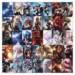 60pcs ins hot Battle Angel waterproof PVC sticker pack for luggage case refrigerator mobile phone desk bicycle car cup skateboard case.