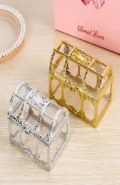 Treasure Chest Candy Box Wedding Favour Mini Gift Boxes Food Grade Plastic Transparent Jewellery Stoage Case6925026