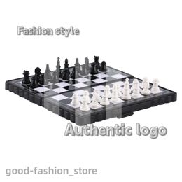 Luxury Fashion Outdoor Games Activities 1set Mini Designer International Chess Folding Magnetic Plastic Chessboard Board Game Portable Kid Toy Drop 381