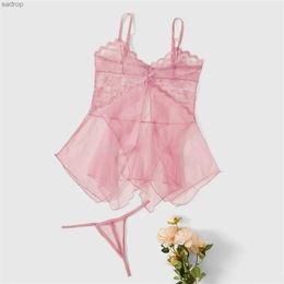 Bras Sets Sexy lingerie suitable for women lace fluorescent mirror beauty sheer elegant dreamy sexy lingerie fantasy sheer intimate set XW