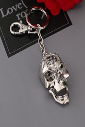 Keychains Fashion Of The Crystal Skull Keychain Pendant Key Ring Seat Bag Charm Nightmare Ysk078 Men And Women5527058