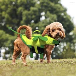 Dog Apparel Breathable Pet Life Jacket Practical Little Bee Soft Swimming Clothes Adjustable Summer Swimwear Outdoor
