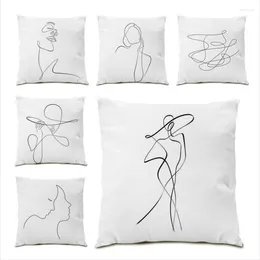 Pillow Ornamental Pillows For Living Room Decoration Simple Home Decor Modern Sofa Decorative Cases Light Luxury Art Sofas E0316