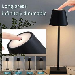 Table Lamps Desk 3-Color Touch Dimming Eye Protection LED Lamp Night Light USB Plug In For Study Side Mini Bed